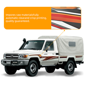 Acessórios Personalizados para Carros Protetor de Decoração de Porta Lateral Adesivos de Vinil - Product Image 3