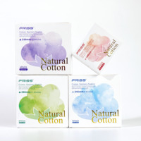 Serviette hygiénique de haute qualité à prix compétitif, en coton biologique certifié, naturelle et féminine
