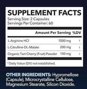 OEM Fabricante L-Citrulina L-Arginina Cápsulas 1100mg para Resistencia Rendimiento para entrenamientos - Product Image 2