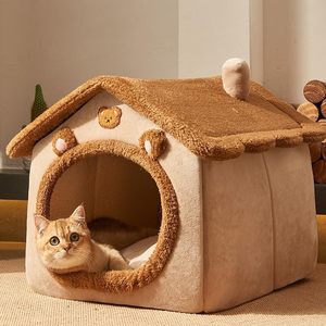 <b>Plush</b> Enclosed Rectangular <b>cat</b> Bed, Durable & Washable, for Small/medium <b>Cats</b> Rest & Play. Contact Service for Shipping Info. - Product Image 5