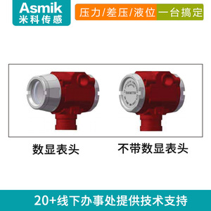 เครื่องส่งสัญญาณเกจวัดระดับแบบสองหน้าแปลน 4-20mA เอาต์พุต เซ็นเซอร์วัดระดับของเหลวสแตนเลส 304 - Product Image 5