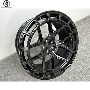 Jantes multi-rayons forgées en alliage d'aluminium pour Audi RS6 C8, finition noir brillant personnalisée, tailles 19-24 pouces, ajustement précis 1:1, neuves - Product Image 2