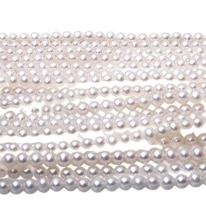 ไข่มุกน้ำจืดคุณภาพสูง ขนาด 5-6 มม. แบบกึ่งสำเร็จรูป สีขาวอมม่วง ผิวเรียบเนียน สะอาด ไร้ตำหนิ - Product Image 3