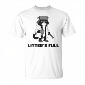 T-shirt avec citation humoristique sur le thème des chats, cadeau de Noël pour les amoureux des chats - Product Image 3