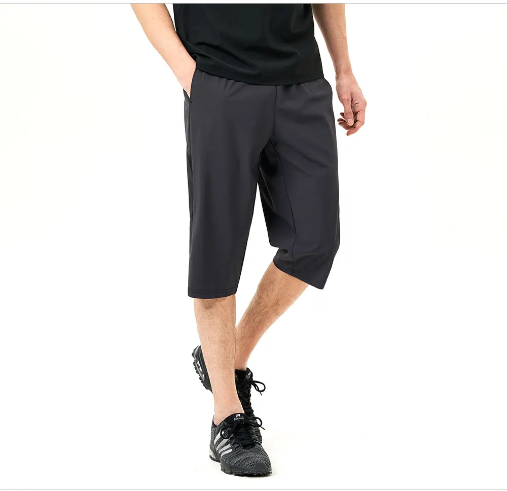 Custom Design Logo Breathable Cooling Middle shorts Non stick thigh pants quick-drying sports trousers for men