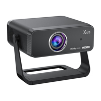 XNANO 2026 Nouveau projecteur Netflix Google TV GT350 avec support rotatif, haute luminosité, son, projection grand écran 1080P 4K
