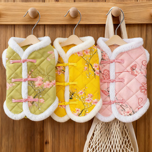 Bán Buôn Mèo Con Chó Mùa Đông Quần Áo Cổ Điển Tang Phù Hợp Với Hai Chân Dày Ấm Vest Cho Chó - Product Image 2