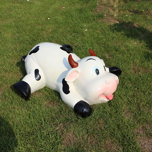 Nhà Máy Cung Cấp Thép Không Gỉ Dễ Thương Phim Hoạt Hình Bò Điêu Khắc Khuôn Set DIY Nghệ Thuật Đồ Trang Trí Sân Vườn Công Viên Con Đường Tùy Chỉnh Kích Thước Màu Sắc - Product Image 6