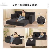 Ensemble de canapés modernes avec assise profonde et confortable, accoudoirs larges, mousse haute densité pour hôtel, villa, salle de sport, centre commercial