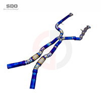Tuyaux d'échappement intermédiaires en titane SD 1,2 mm pour BMW M2 G87 3.0T 2023+ Système d'échappement haute performance M2 G87 Tuyaux d'échappement de longueur égale