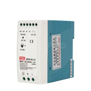 Guide rail type switching power supply MDR-60-12 series 60W 12V 5A AC-DC SMPS DIN RAIL PSU SWITCHING POWER SUPPLY