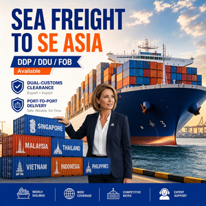 บริการขนส่งสินค้าแบบ Door-to-Door DDP ทางเรือแบบ FCL จากจีนไปยังบริการคอนเทนเนอร์ Amazon FBA ขนาด 40 HQ GP - Product Image 1