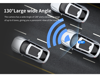 Auto Sight Nieuwe Dashcam Auto Black Box Enkelvoudige Lens Voor/Achter 1080P WDR Videorecorder met App-besturing en 18 Maanden Garantie