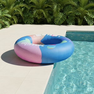 Modèle <span class=keywords><strong>gonflable</strong></span> géant en forme de donut pour la natation, bouée de sauvetage, modèles gonflables à air fermé pour les centres commerciaux - Product Image 1