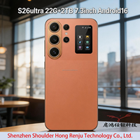 22G+2TB Prix Usine 2026 NOUVEAU Téléphone Android 16 7.3 POUCES S26 Ultra Smartphone 5G avec Stylet Intégré 108MP LTE Cellulaire Double SIM