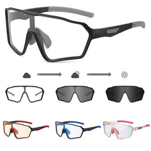 Lunettes de soleil de sport photochromiques pour l'extérieur, cyclisme, <span class=keywords><strong>VTT</strong></span>, vélo de route, pêche, UV400, légères, anti-vent, monture intégrale - Product Image 1