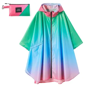 Impermeable Unisex Reutilizable con Capucha y Cremallera, Plegable y Ligero para Camping, Senderismo y <span class=keywords><strong>Viajes</strong></span> al Aire Libre - Product Image 3