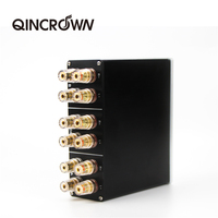 Système audio HiFi professionnel, haut-parleur de sonorisation à 12 zones, fonction de sélection pour amplificateur de mixage 2.0 canaux QINCROWN
