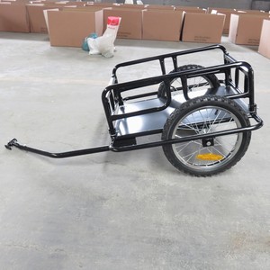 Remorque Pliable de Chargement pour Vélo en Acier Chariot à Bagages Remorque de Vélo Pliable Chariot de Chargement - Product Image 5