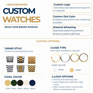 <span class=keywords><strong>Orologio</strong></span> al Quarzo Unisex Luminoso con Cinturino in Acciaio Inossidabile, Cassa in Lega Impermeabile, Quadrante Rotondo, Personalizzabile - Product Image 5