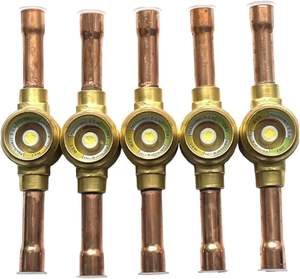 Marca <span class=keywords><strong>DR</strong></span> 3/8X3/8 Válvula de mirilla metálica tipo sudor para refrigeración e intercambio de calor - Product Image 3