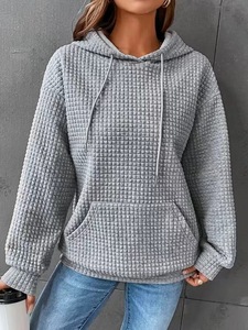 2023 nouveau style de vêtements pour femmes logo personnalisé et sweats à capuche de couleur sweats à capuche surdimensionnés pour femmes - Product Image 5