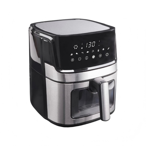 Freidora de Aire <span class=keywords><strong>El</strong></span>éctrica Multifuncional de 6.5L con Pantalla LED Táctil, Acero Inoxidable, Antiadherente, Sin Aceite, Ventana Visible, para <span class=keywords><strong>el</strong></span> Hogar - Product Image 2