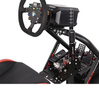Yueshen Professional Sim Racing plaque d'adaptation de frein à main support universel en métal pour manette de vitesse séquentielle dans les jeux de simulateur