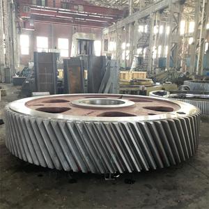 Fabricants usinage CNC acier coulé gros pignon hélicoïdal personnalisé de haute qualité entraînement grand engrenage - Product Image 5