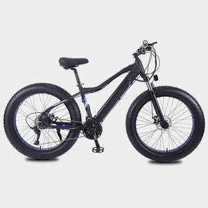 Bicicleta de montaña eléctrica de fábrica de 26 pulgadas con marco de aleación de aluminio, neumático gordo, batería de litio, bicicleta eléctrica <span class=keywords><strong>MTB</strong></span> para hombres y mujeres - Product Image 4