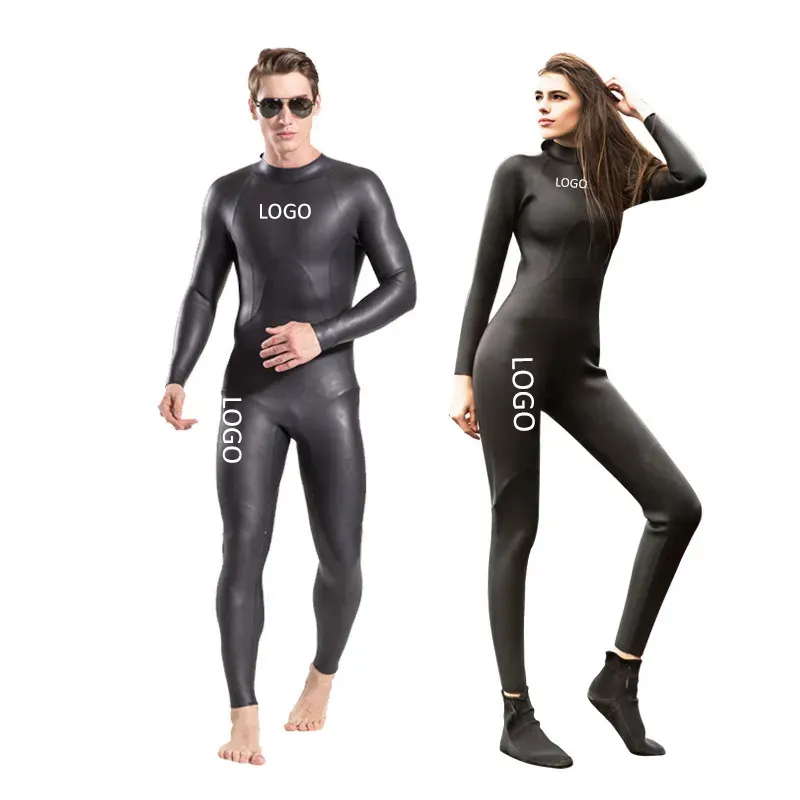 Muta da Surf personalizzata in pelle liscia Warm Stretch Triathlon 3mm muta da uomo e da donna in Neoprene Yamamoto