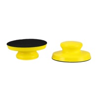 Bloc de ponçage rond flexible personnalisé de 125 mm, 150 mm, 5 pouces, 6 pouces, avec fixation auto-agrippante, pour ponçage manuel