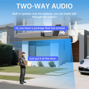 Kit Kamera WiFi Solar NVR 2K Audio Dua Arah Deteksi Gerakan Sistem Pengawasan PTZ Keamanan Luar Ruangan 8CH IP66 Pencitraan Termal - Product Image 3