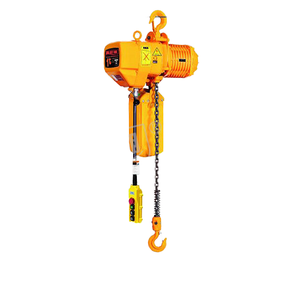 Palan à chaîne électrique certifié CE 1 tonne 1000kg Capacité de levage Type de <span class=keywords><strong>suspension</strong></span> à crochet pour la construction en élingue de câble métallique - Product Image 3