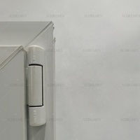 Ventana Abatible de PVC de Doble Acristalamiento Estilo Francés Moderno con Marco de UPVC y Malla de Fibra de Vidrio