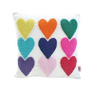 Custom Handmade Indian Cotton Luxury Woven Tufted <b>Sofa</b> Cushion <b>Cover</b> Household Pillow Cases Eco-Friendly Custom OEM Wholesale - Product Image 1