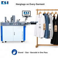 Imprimante d'étiquettes suspendues CSJ-U601TAG, jet d'encre UV, 600 DPI, machine numérique pour étiquettes de vêtements, cartes, emballages de vente au détail