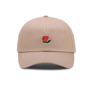 หมวกเบสบอลปักโลโก้ดอกกุหลาบผ้าฝ้าย - Product Image 2
