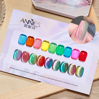 OEM 9 couleurs verre glacé nouvelles couleurs de vernis gel pour l'été 2024 Candy Cat Eye Gel Polish