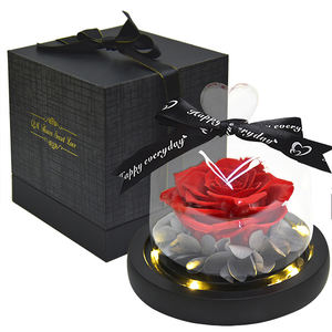 AM-PB002 Ammy couvercle <span class=keywords><strong>en</strong></span> verre de fleur préservée pour l'amour <span class=keywords><strong>Rose</strong></span> pour la Saint-Valentin fête des mères mariage décoration de noël Pâques Gi - Product Image 6
