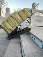Carretilla Eléctrica para Subir Escaleras de 500 kg, Batería de Litio de 48V72Ah, Carretilla Manual Motorizada Plegable para Transportar Mercancías, 1000 W, Alta Resistencia