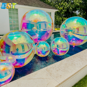 Bán hàng nóng giá rẻ đầy màu sắc PVC <span class=keywords><strong>Inflatable</strong></span> phản quang bóng <span class=keywords><strong>Inflatable</strong></span> giáng sinh gương bóng <span class=keywords><strong>Inflatable</strong></span> Sphere gương bóng - Product Image 2