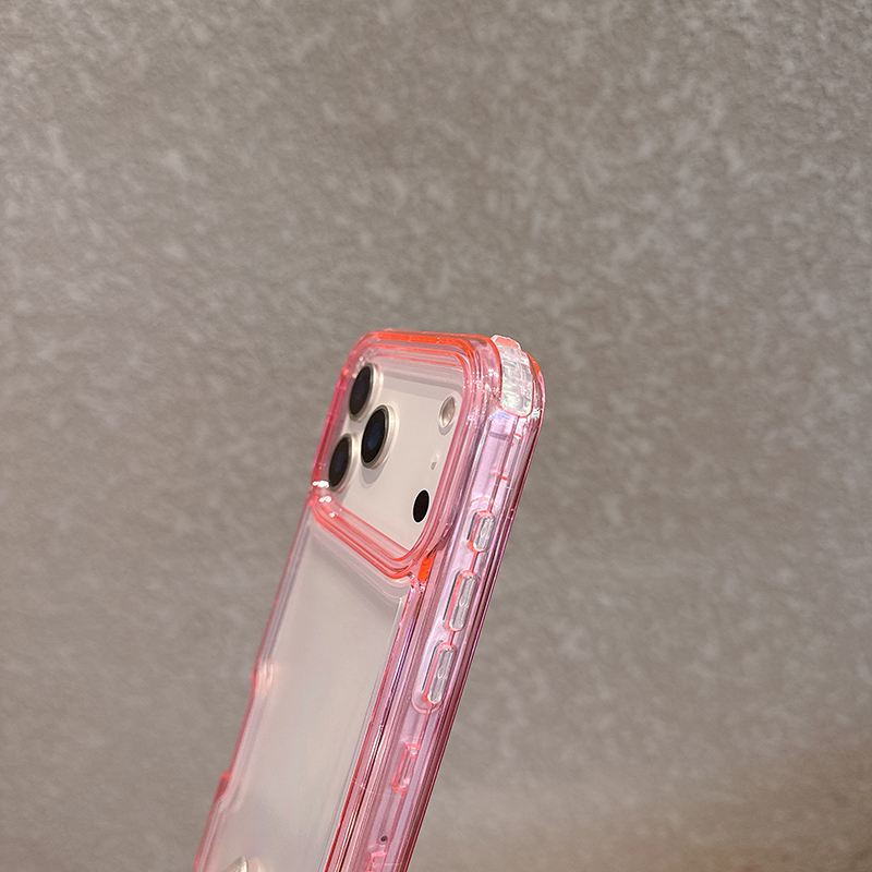 Wholesale Phone Accessories 3 Layers Transparent Protective Covers for iPhone 11 12 13 14 15 16 17 Pro Max Fashion Cases · image 5