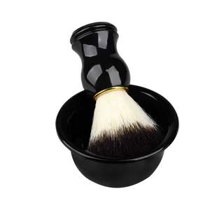 Set de Afeitado: Crema de Afeitar, Espuma, Brocha de Rayón, Jabonera, Soporte para Cuchilla de Afeitar - Product Image 1