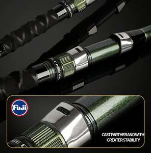 Caña de Pescar para Surfcasting de Fibra de Carbono de Alta Densidad, Súper Rígida y de Largo Alcance, de Tres Tramos, 4.5, 3.9, 4.2 Metros, para Pesca en Agua Salada, Venta al por Mayor - Product Image 4