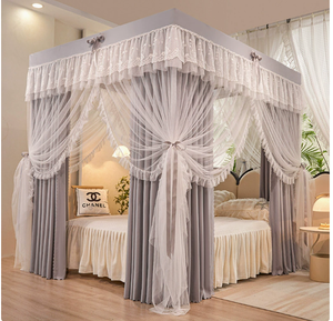 Mosquitera Plegable de 4 Puertas Estilo Real con Toldo Oscurecedor para Verano - Product Image 5