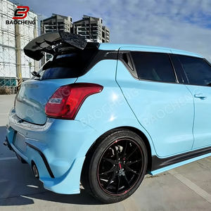 Pour <span class=keywords><strong>Suzuki</strong></span> <span class=keywords><strong>Swift</strong></span> Sport ZC33S 2018-2024, pièces de carrosserie en fibre de carbone, protection d'angle de pare-chocs arrière, 2 pièces, diffuseur <span class=keywords><strong>Suzuki</strong></span> - Product Image 3