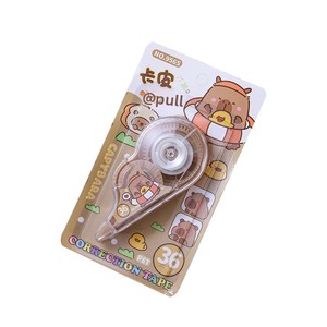 Ruban <span class=keywords><strong>Correcteur</strong></span> Capybara Style Cochon d'Inde Dessin Animé, Grande Capacité, Longueur Max 6m, pour Étudiants - Product Image 5
