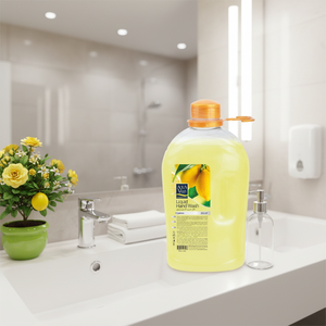 AQUAVERA 2.5 Liter Lemon Rose Scented Antiseptic <b>Hand</b> Wash Adult Toilet <b>Soap</b> Liquid Chemical Ingredients SLS ISO 9001 - Product Image 3