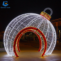 SGL086 çin Zigong fener fabrika el yapımı noel tatil için LED büyük 3D topu motive ışık